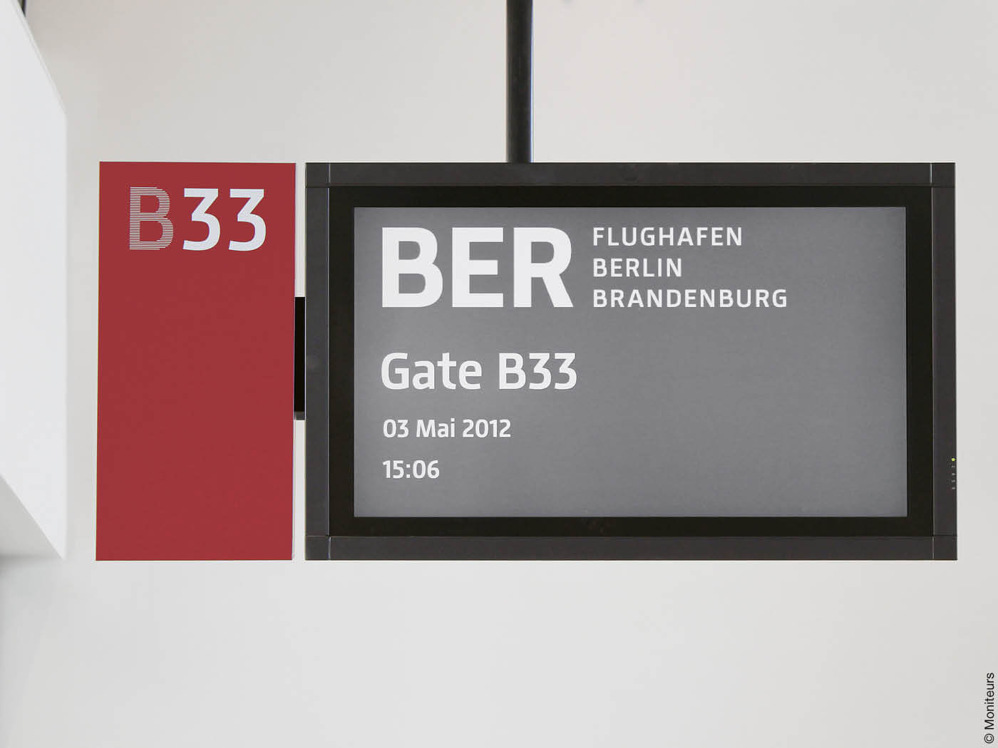Gate-Anzeige am BER