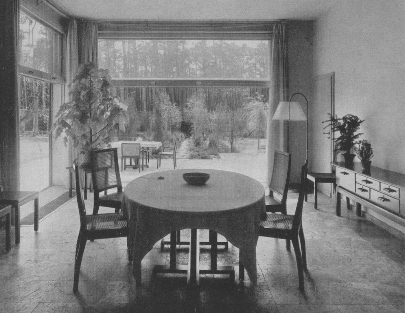 Historisches Foto Wohnzimmer von Haus Marlene Poelzig