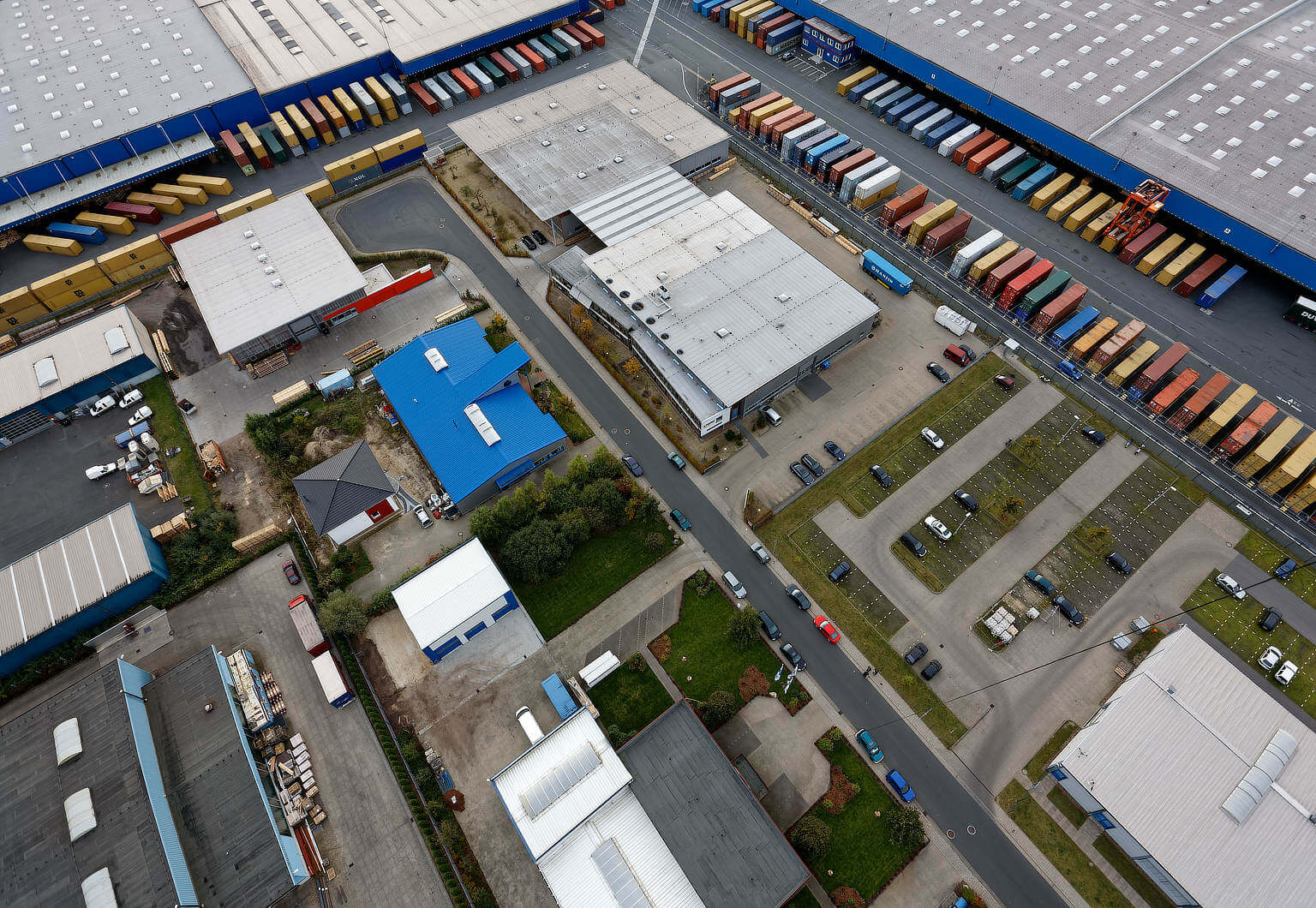 Luftbild Logistikzentrum