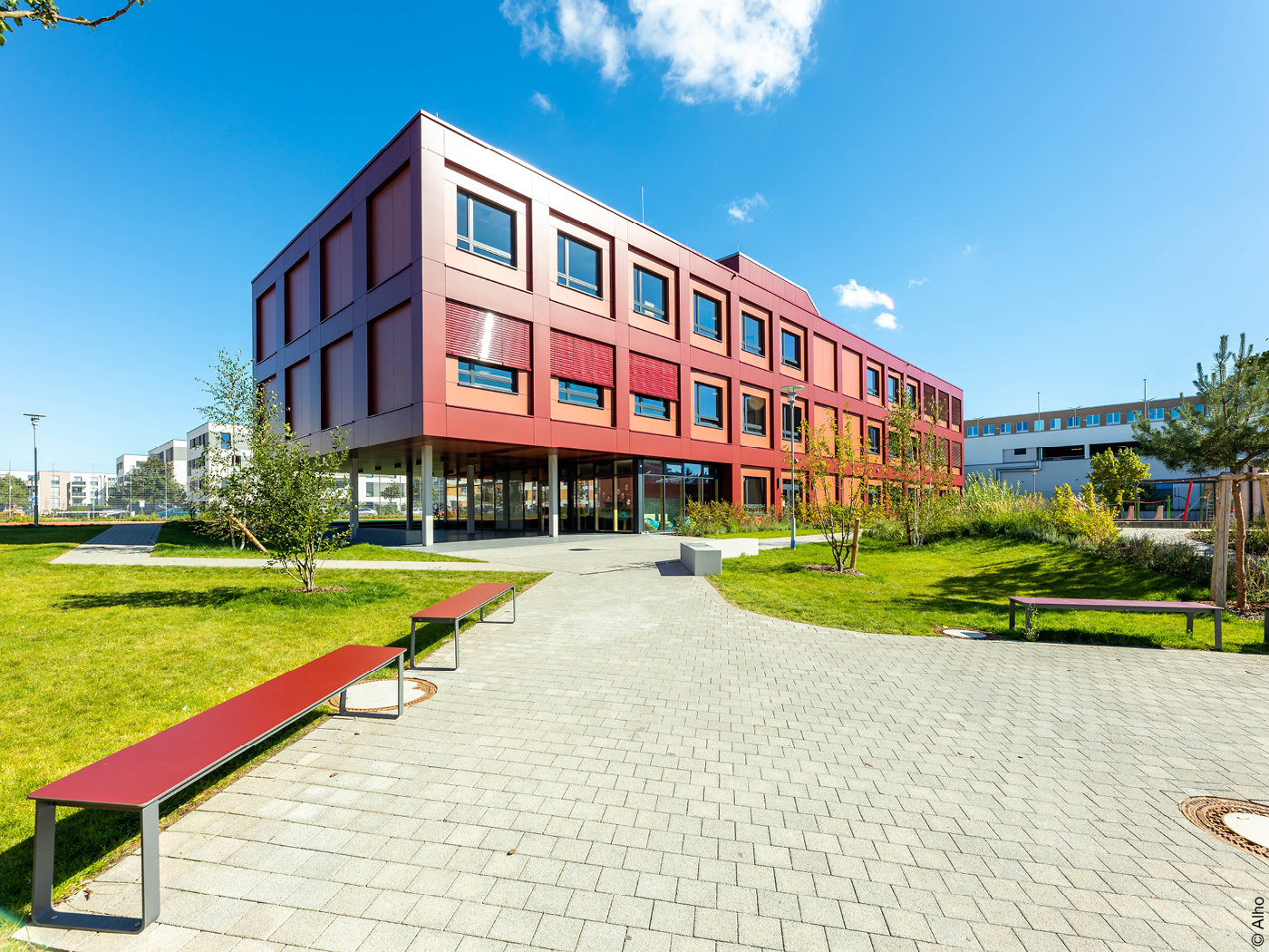 Modulbau im Schulneubau von Alho