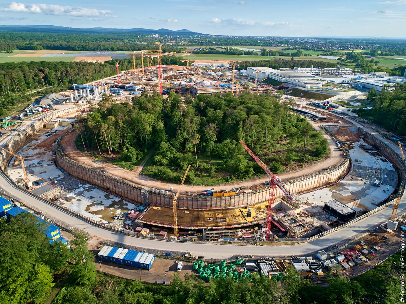 Baustelle Teilchenbeschleuniger FAIR