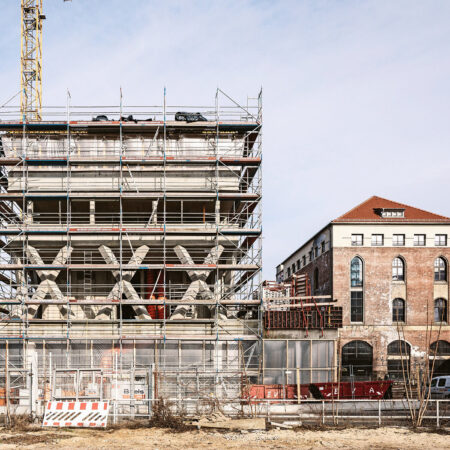 Baustelle Neubau Rosa-Luxemburg-Stiftung