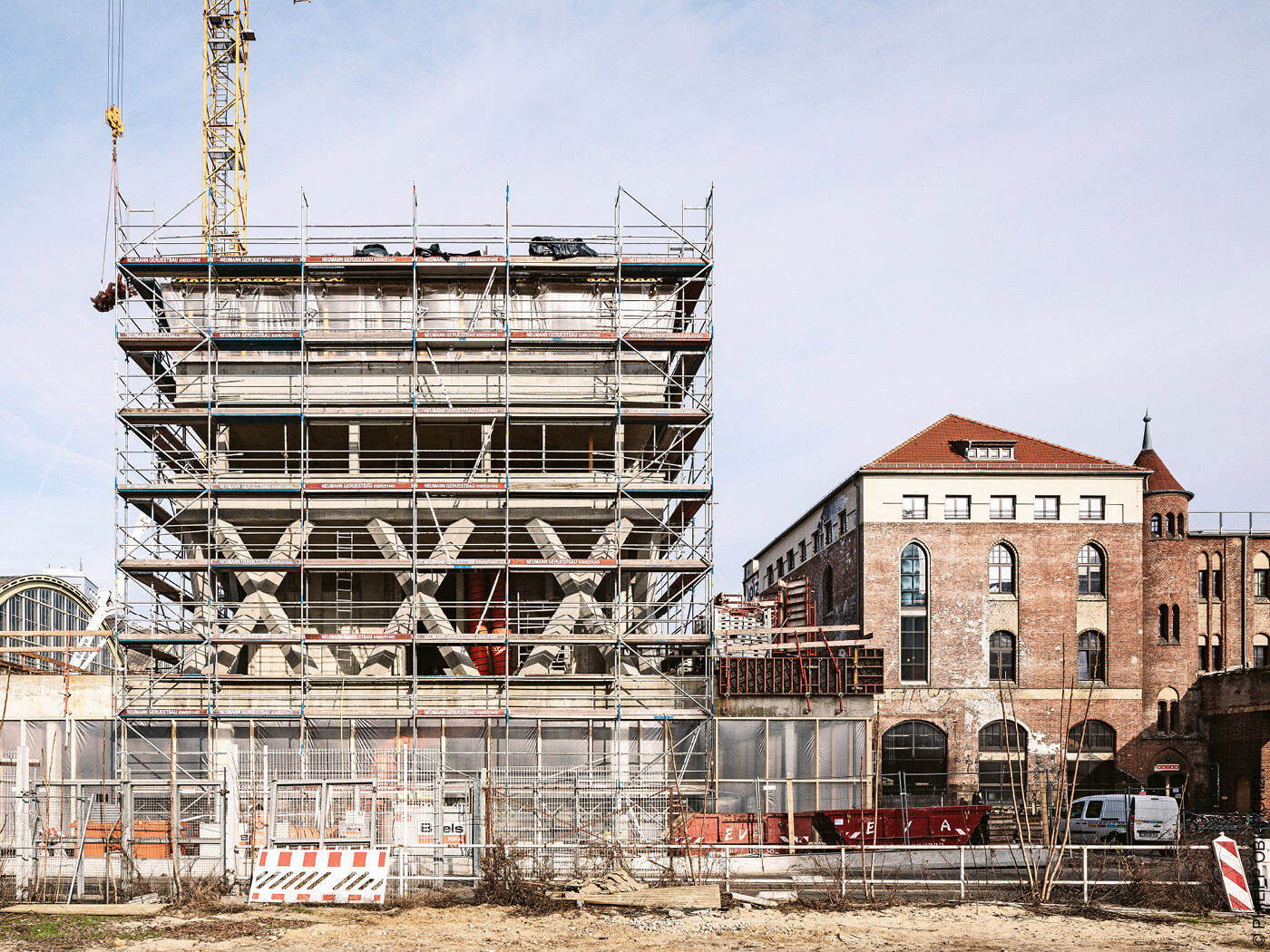 Baustelle Neubau Rosa-Luxemburg-Stiftung