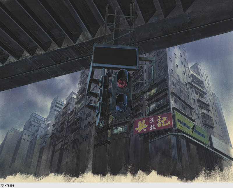 Das Berliner Museum für Architekturzeichnung zeigt Originalzeichnungen aus japanischen Animationsfilmen. (Bild: Shirow Masamune / KODANSHA · BANDAI VISUAL · MANGA ENTERTAINMENT Ltd.)