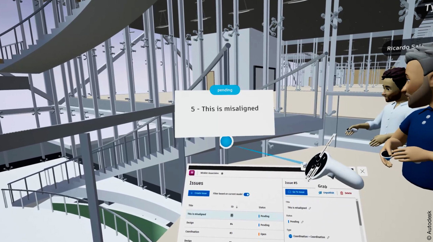 Screenshot der Software Autodesk Workshop XR von autodesk.de