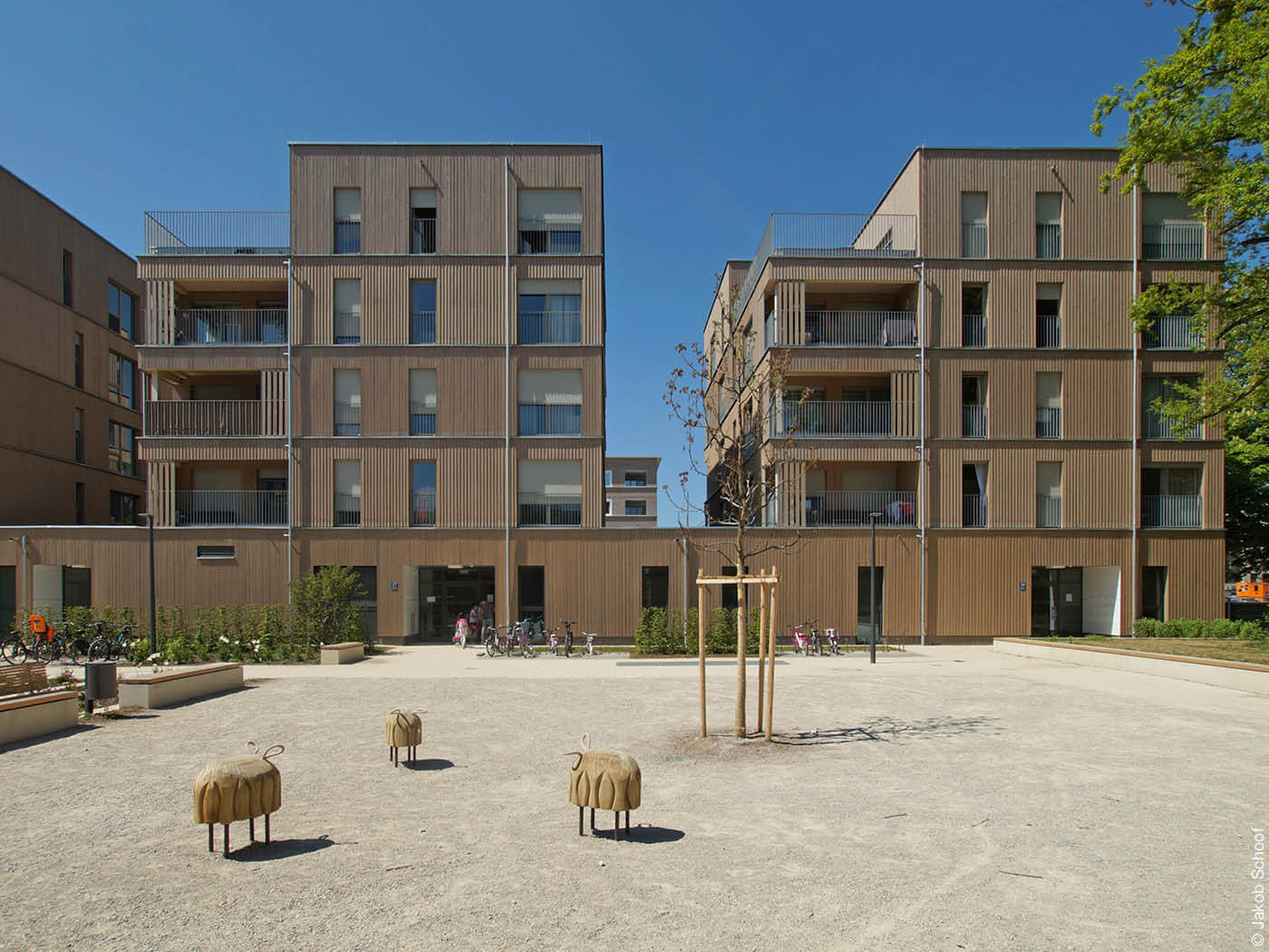 Holzbau Siedlung Prinz-Eugen-Kaserne München