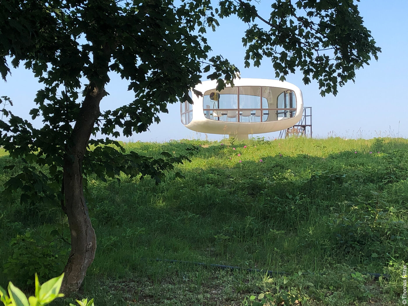 Ehemaliger Rettungsturm der Strandwache, Ostseebad Binz, Ulrich Müther