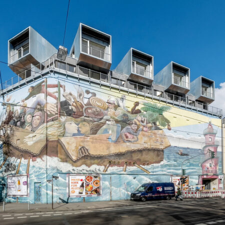 Sanierter Bilker Bunker in Düsseldorf