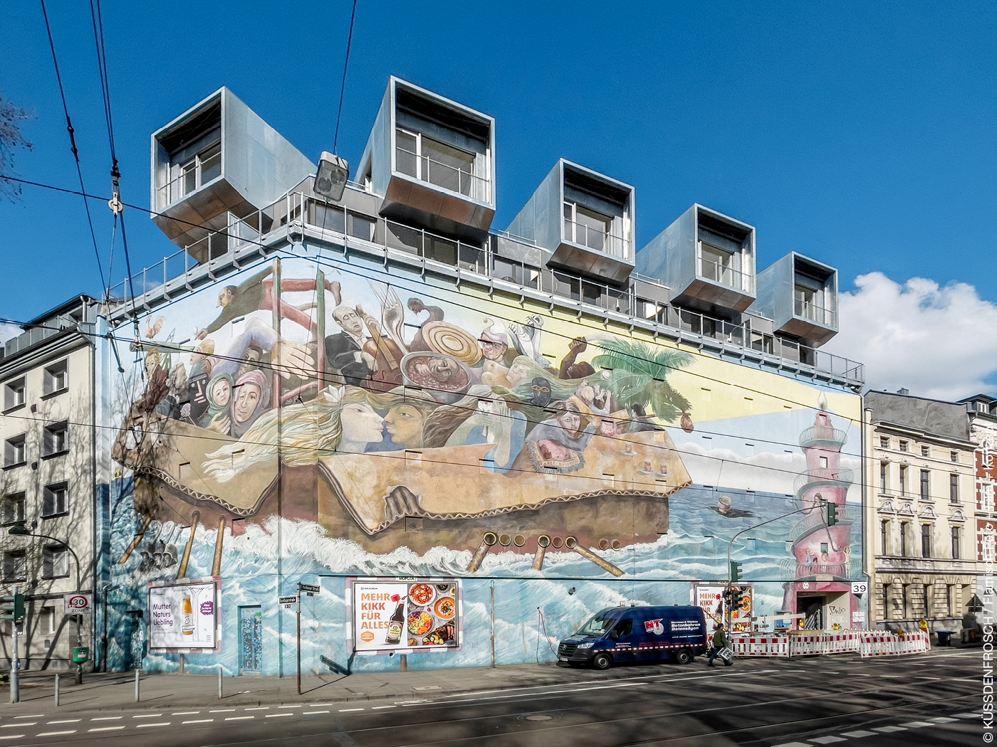 Sanierter Bilker Bunker in Düsseldorf