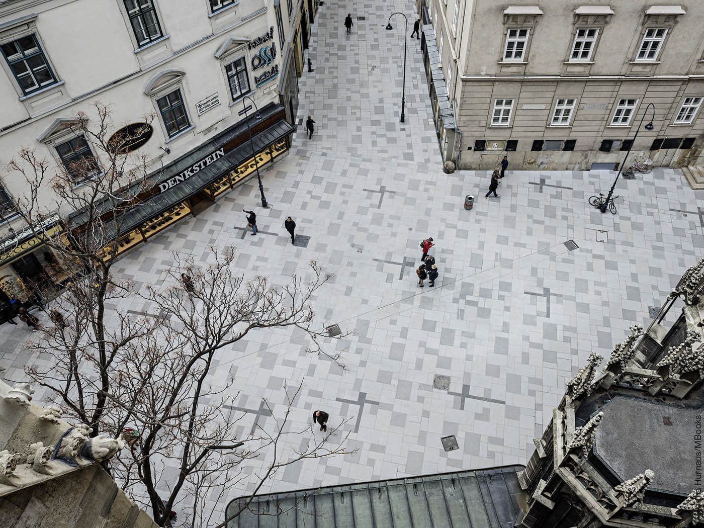 Blick auf den Stephansplatz in Wien