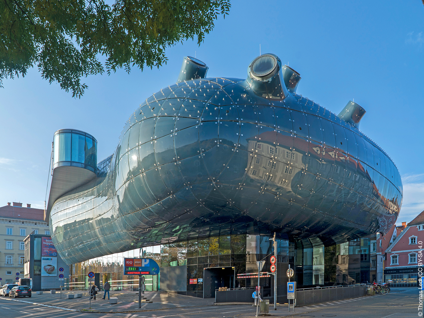 Das Kunsthaus in Graz vom Architekten Peter Cook