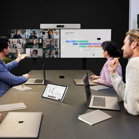 Videokonferenz in einem Büro