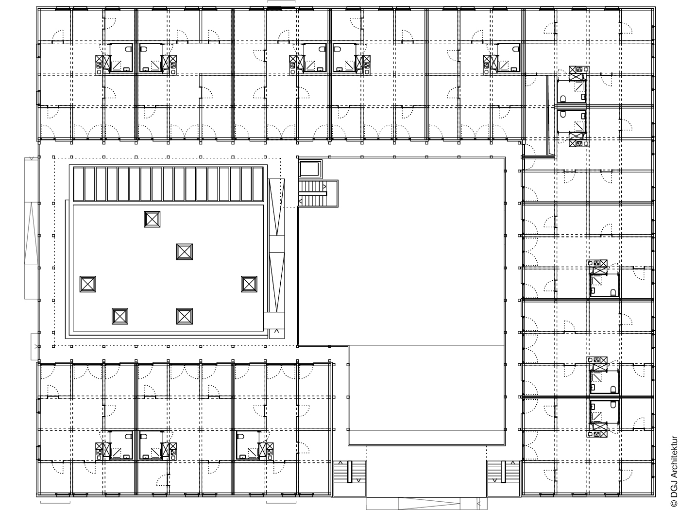 Grundriss Heidelberger Wohnprojekt „Collegium Academicum“