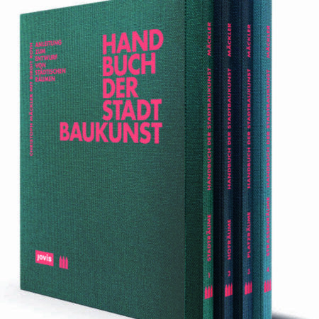 Vier Bände Handbuch für Stadtbaukunst