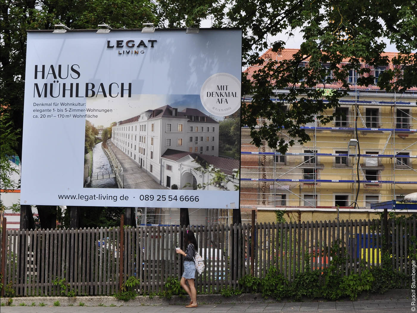 Bauplakat von Haus Mühlbach