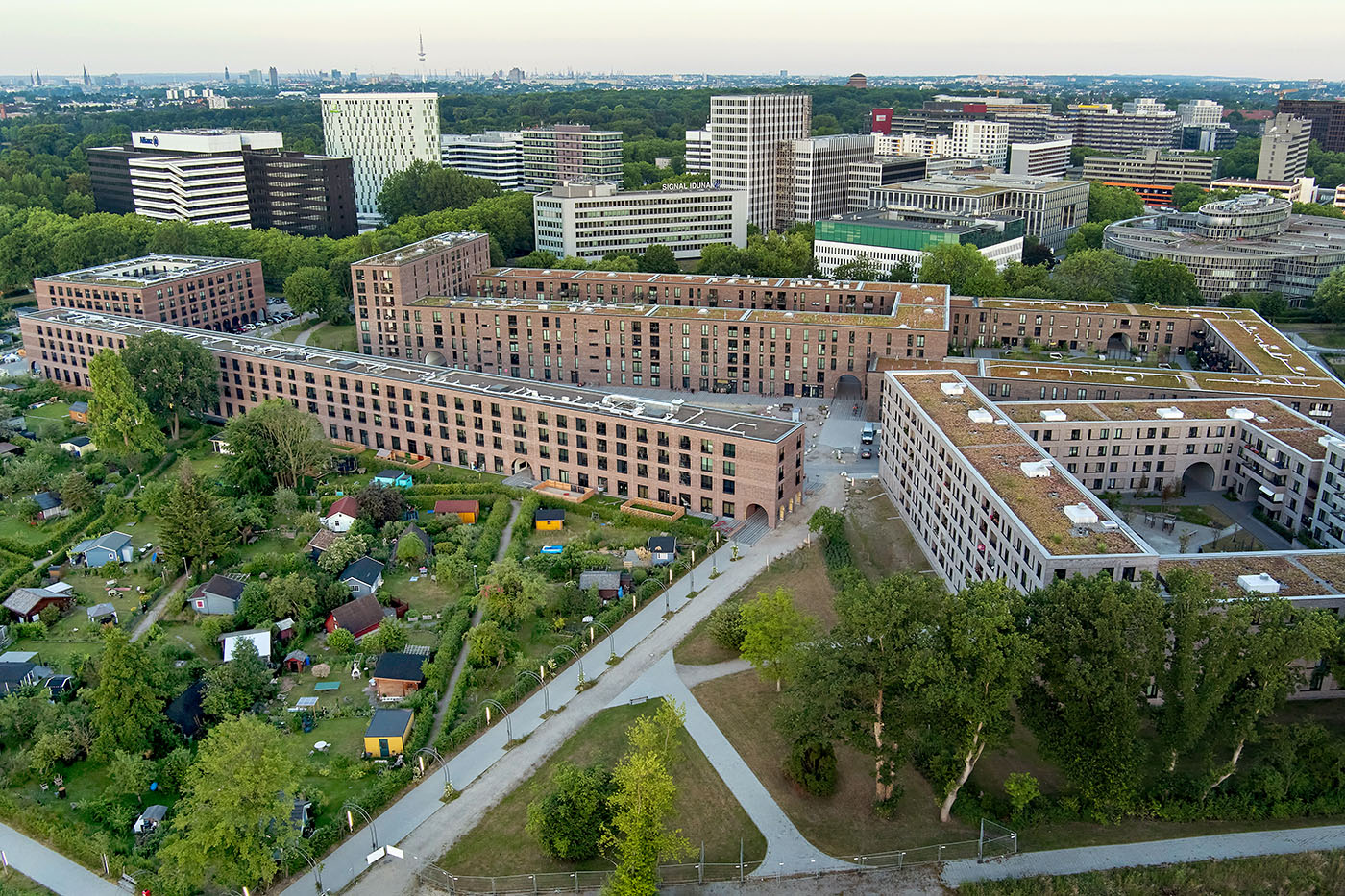 Das Pergolenviertel zwischen Kleingärten und City Nord