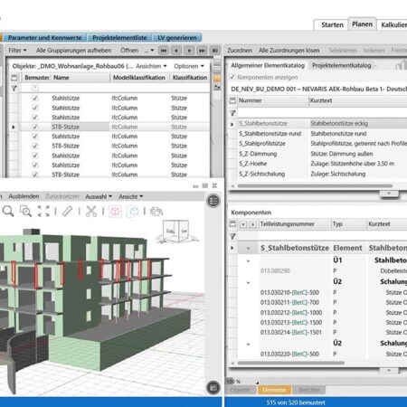 Neues BIM-Modul von NevarisBuild 2024.1