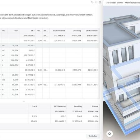 Nova AVA mit neuer BIM-Funktion