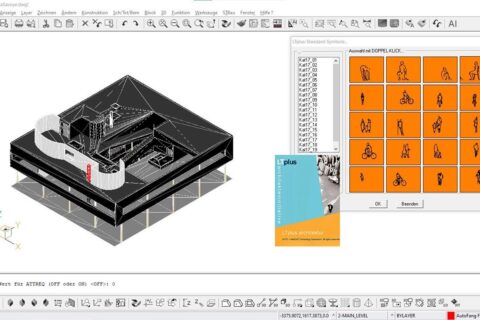 Screenshot aus der Software LTplus CAD