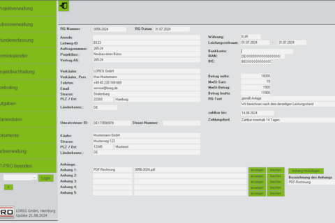 Modul RP-Pro XRechnung