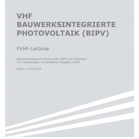 Leitlinie Bauwerksintegrierte Photovoltaik (BIPV)