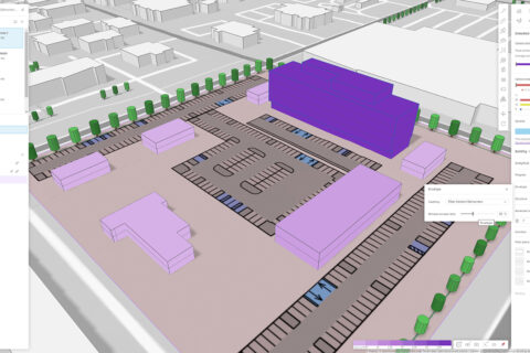 Screenshot von „Embodied Carbon Analysis“ von Autodesk Forma