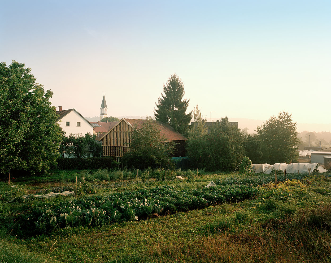 Heustadl mit Garten